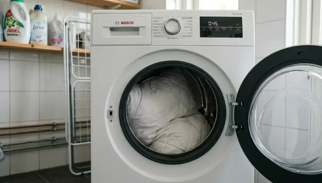 hoofdkussen wassen